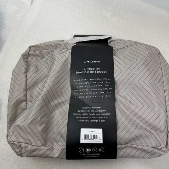 CHAMPS $70 Packing Cubes - 6 Piece Set - Picture 5 of 6